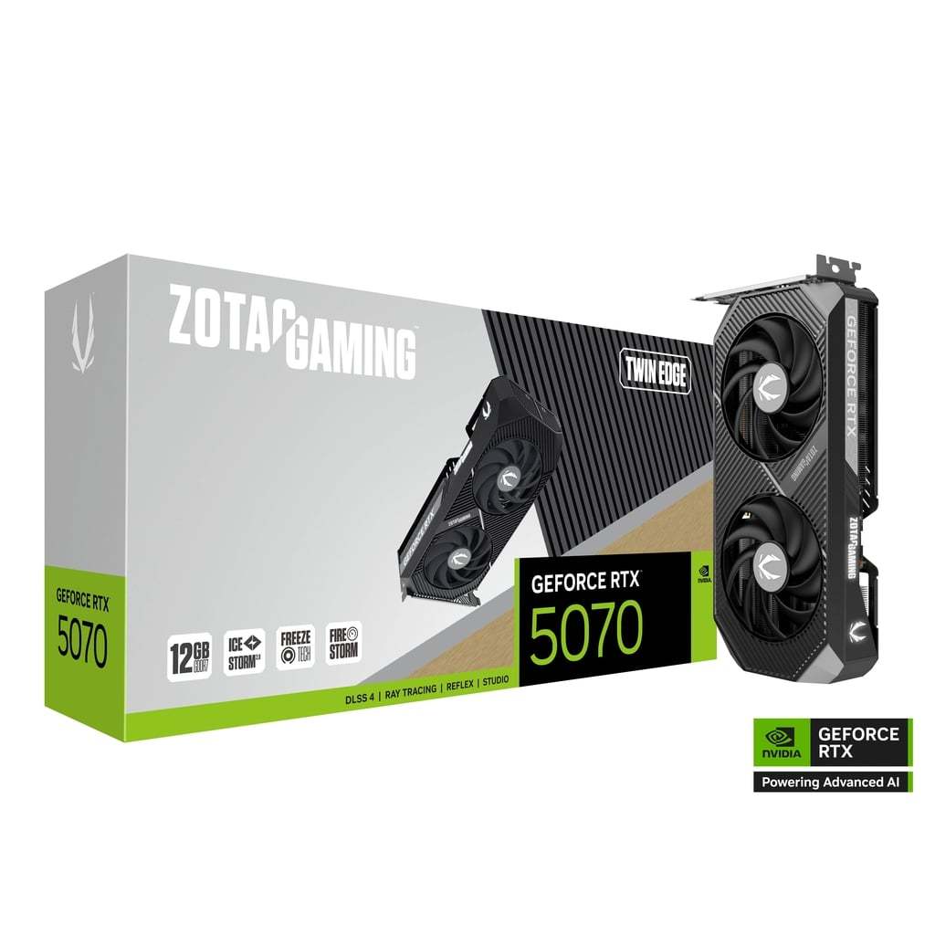 ZOTAC GAMING GeForce RTX 5070 Twin Edge (การ์ดจอ)