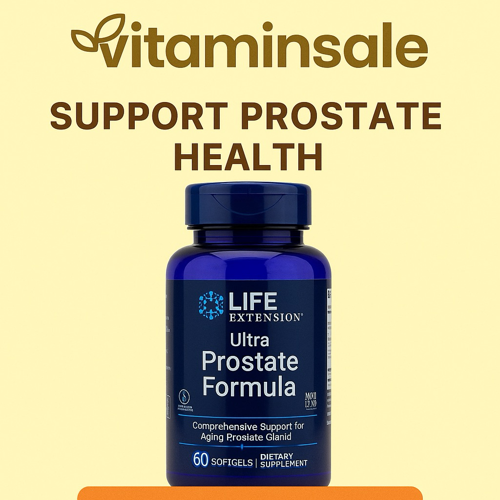 Life Extension Ultra Prostate Formula 60 Softgels ดูแลสุขภาพคุณผู้ชายด้วยสารสกัดพืช