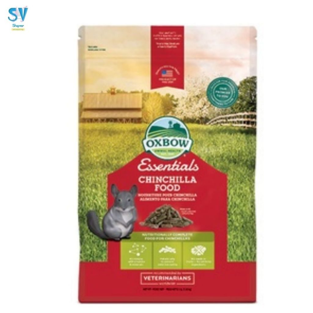 Oxbow Chinchilla Food 10 lb. อาหารเม็ดสำหรับชินชิลล่า 4.5 kg.