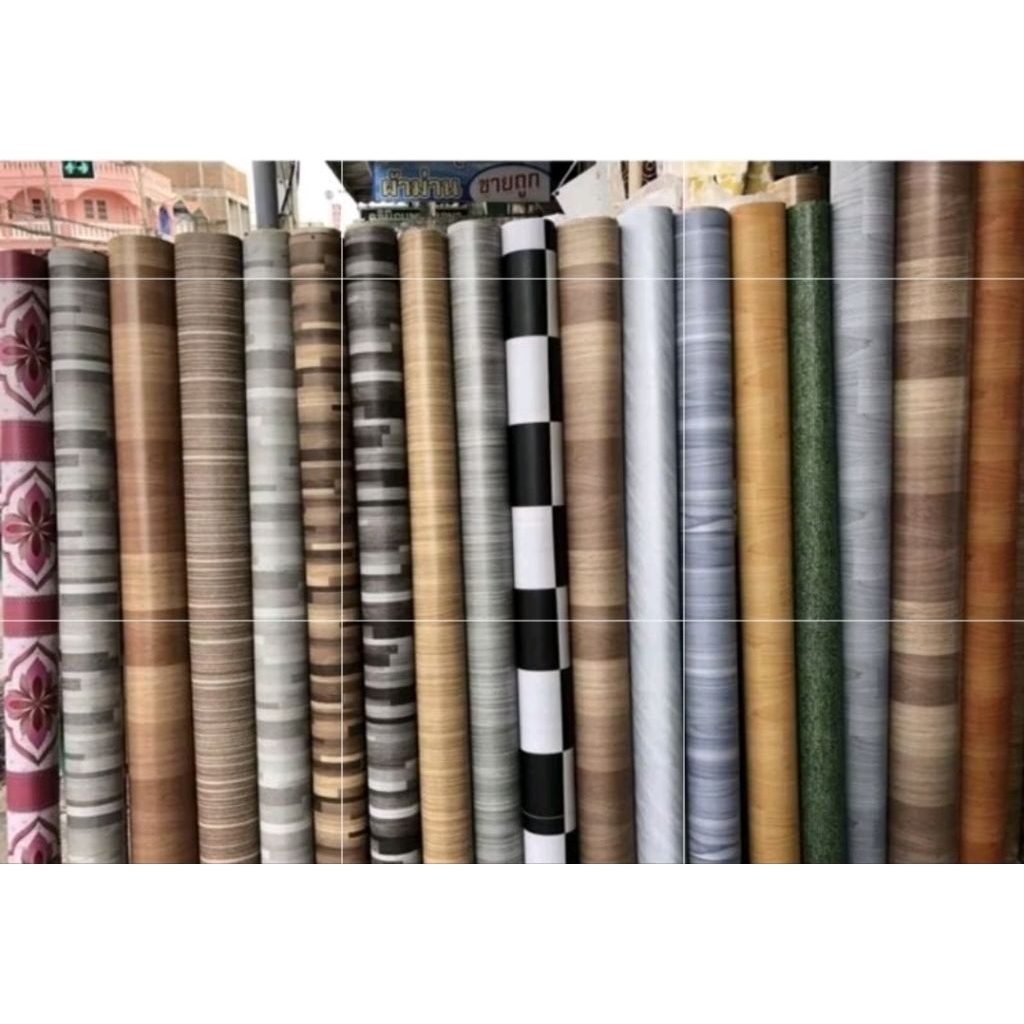 เสื่อน้ำมัน แบบหนา เสื่อน้ำมันปูพื้น (แบบแบ่งเป็นเมตร) ส่งฟรี ผิวด้าน หนา 0.8 มิล