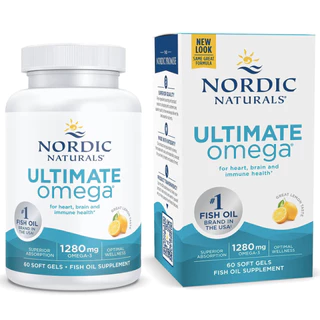 #1🇺🇸 น้ำมันปลา Nordic Naturals Ultimate Omega-3 1280 mg โอเมก้า 3 Fish Oil แบรนด์น้ำมันปลาอันดับ#1