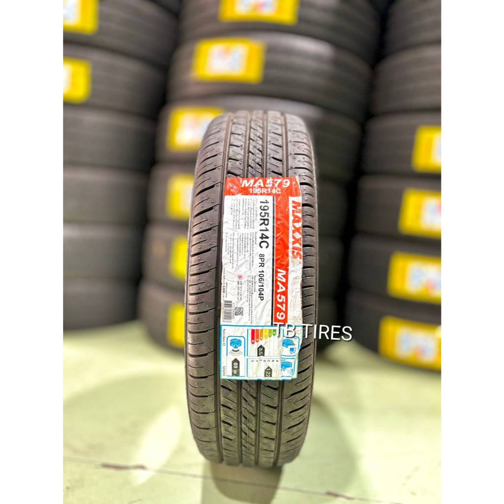 ยางรถยนต์ 195R14C 8PR MA579 // MAXXIS (ยางใหม่ค้างปี 2024)