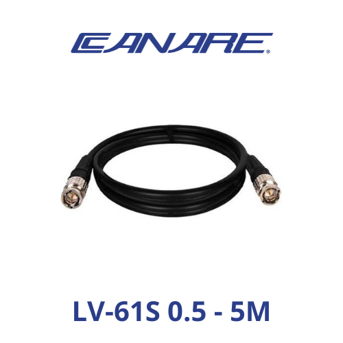 LV-61S สายอ่อน Standard SDI 75 ohms Coaxial Cable สายสำเร็จรูป ยี่ห้อ canare รุ่น LV-61S (0.5-20M)