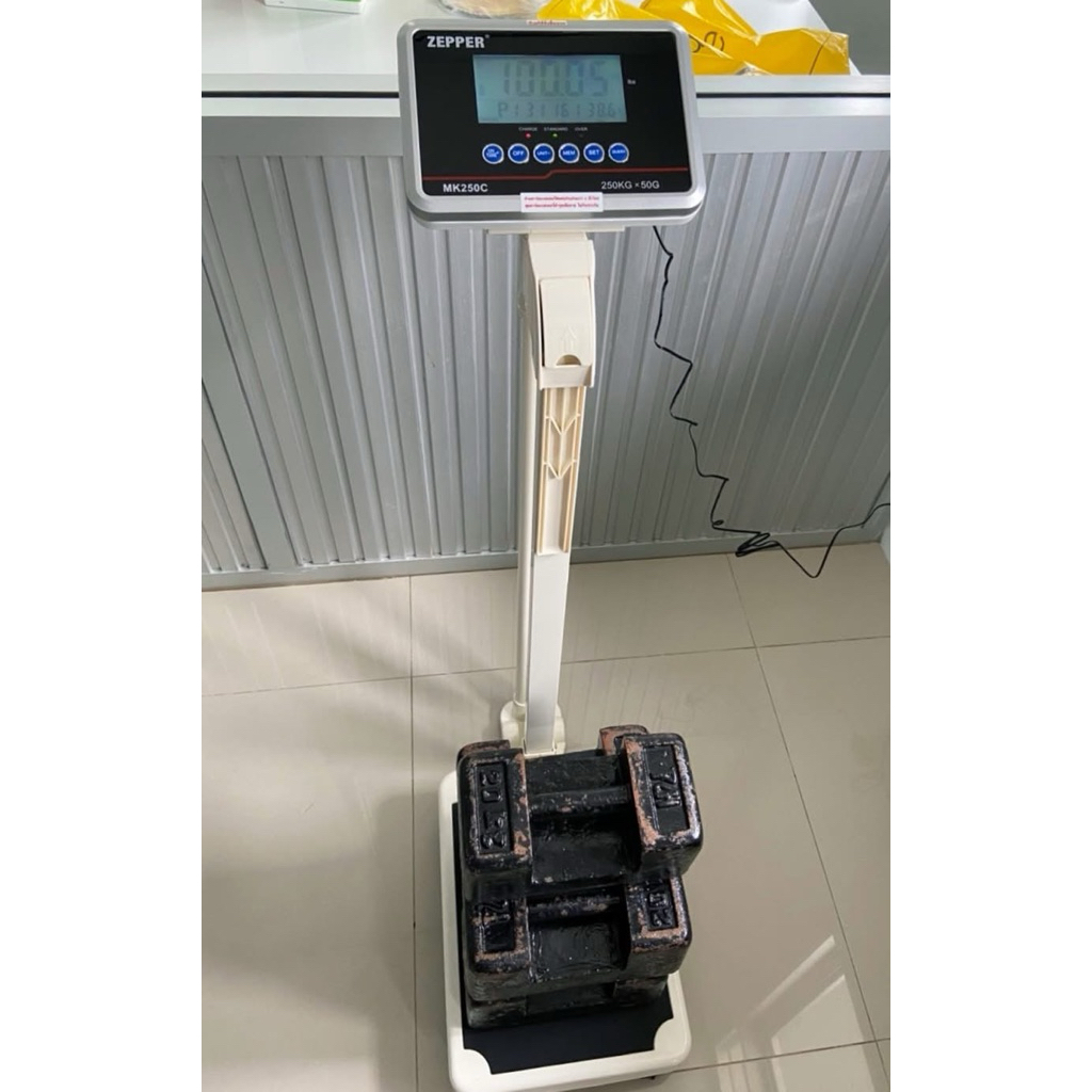 เครื่องชั่งน้ำหนัก และวัดส่วนสูง ZEPPER รุ่น MK250C (คำนวณค่า BMI)