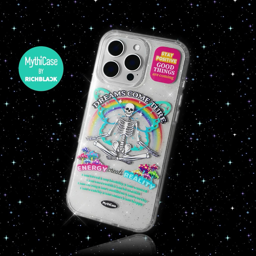 RichBlackcase แท้ (มีประกันสินค้า) Skull meditation (16plus/15/17พร้อมส่ง)เคสไอโฟน 17/17Pro/17Promax/Air