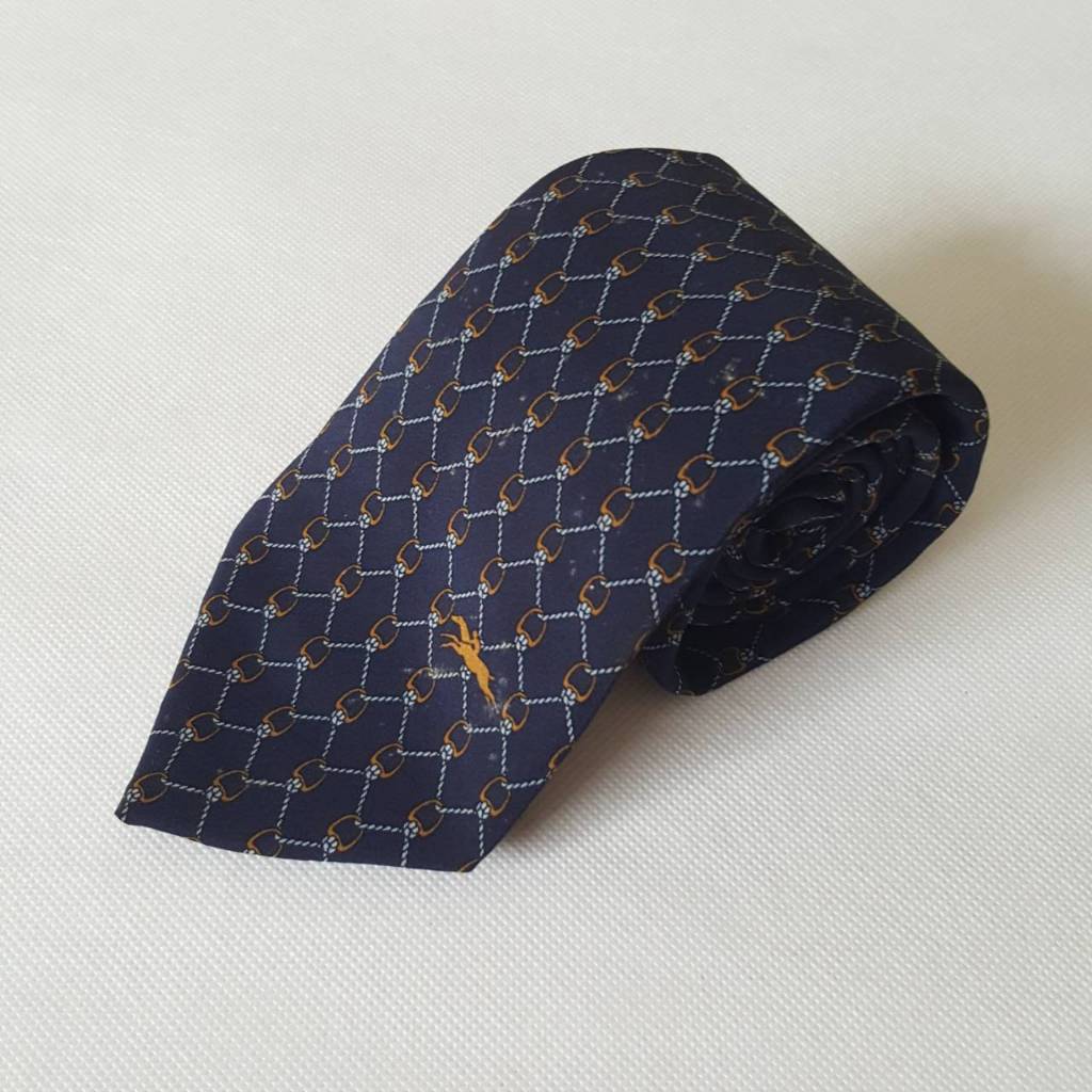 Longchamp Paris Necktie เนคไทแบรนด์เนม  ของแท้ - มือสอง