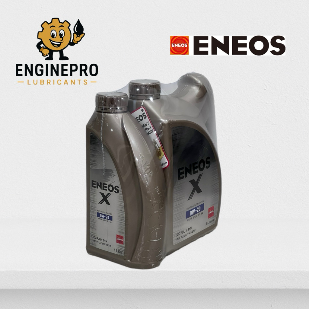 ENEOS X 0W-20 น้ำมันเครื่องยนต์เบนซิน SP ECO FULLY SYNTHETIC