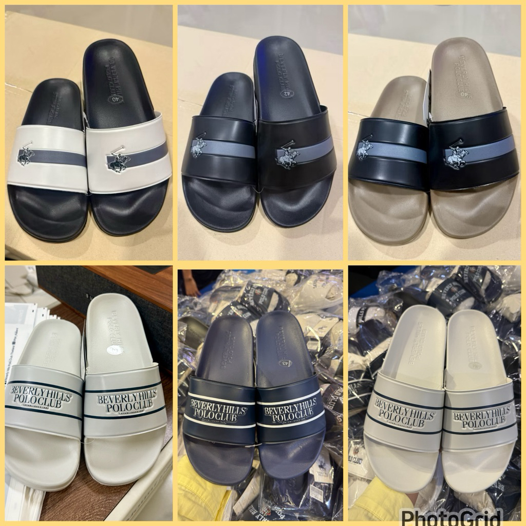 รองเท้าสวมผู้ชายเเบรนด์แท้Beverly hills polo club#BHPC#POLO