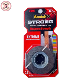 Scotch 3M Extreme Mounting Tape 414 เทปกาวสอง หน้าแรงยึดติดสูง กันน้ำ ทนแดด ใช้ภายนอก ภายใน #414 มี 3 ขนาด 1.5/2.5/10 m.