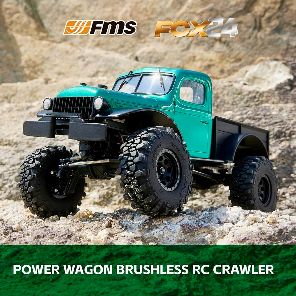 FMS 1:24 FCX24 Power Wagon Brushless RTR send from Bangkok 🇹🇭