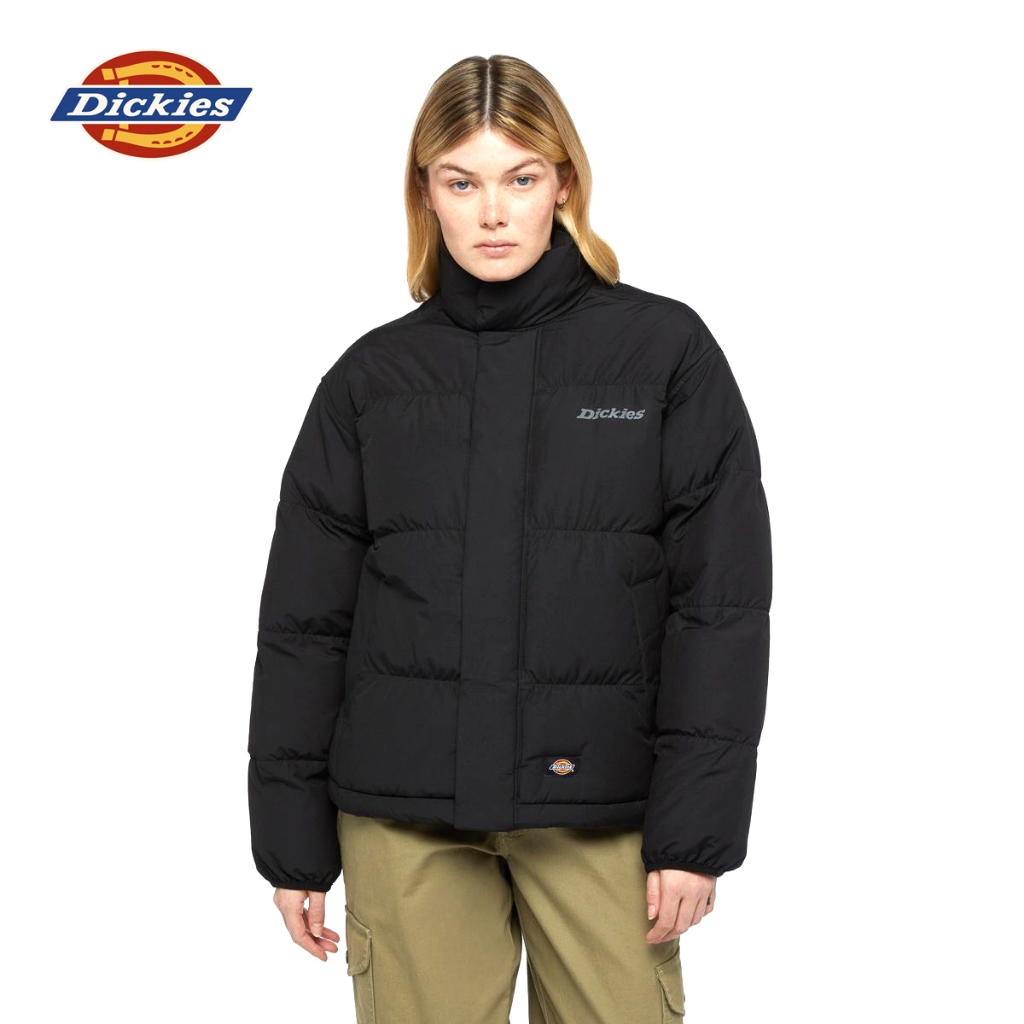 DICKIES WOMENS GLACIER VIEW PUFF JACKET - BLACK - เสื้อแจ็กเก็ต ผู้หญิง