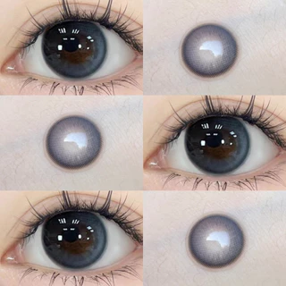 Midroo [-1.00-8.00] แว่นตาสายตาสั้น คอนแทค Butter Bean Brown/Grey/Blue-14.2mm