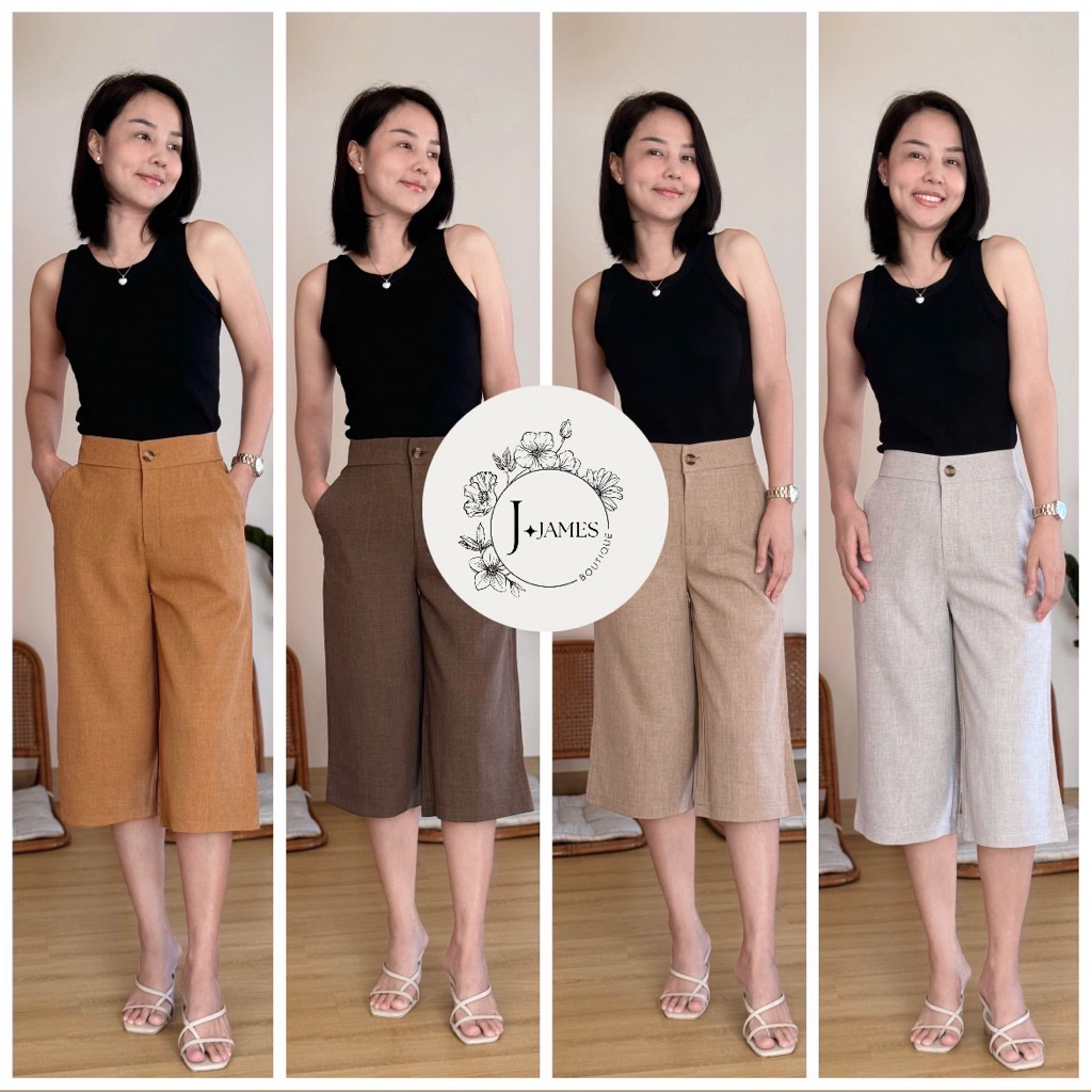 J01 กางเกง 5 ส่วน ผ้าสโนว์สลาฟ