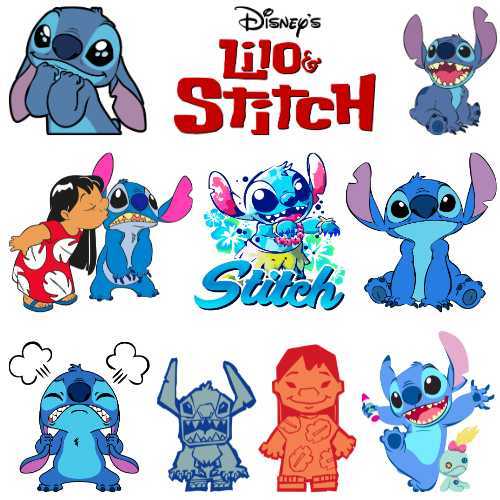 ตัวรีดติดเสื้อ F.336.ตัวรีดติดเสื้อ Stitch ใหม่ล่าสุด รีดติดง่ายทุกเนื้อผ้า DIY Patches