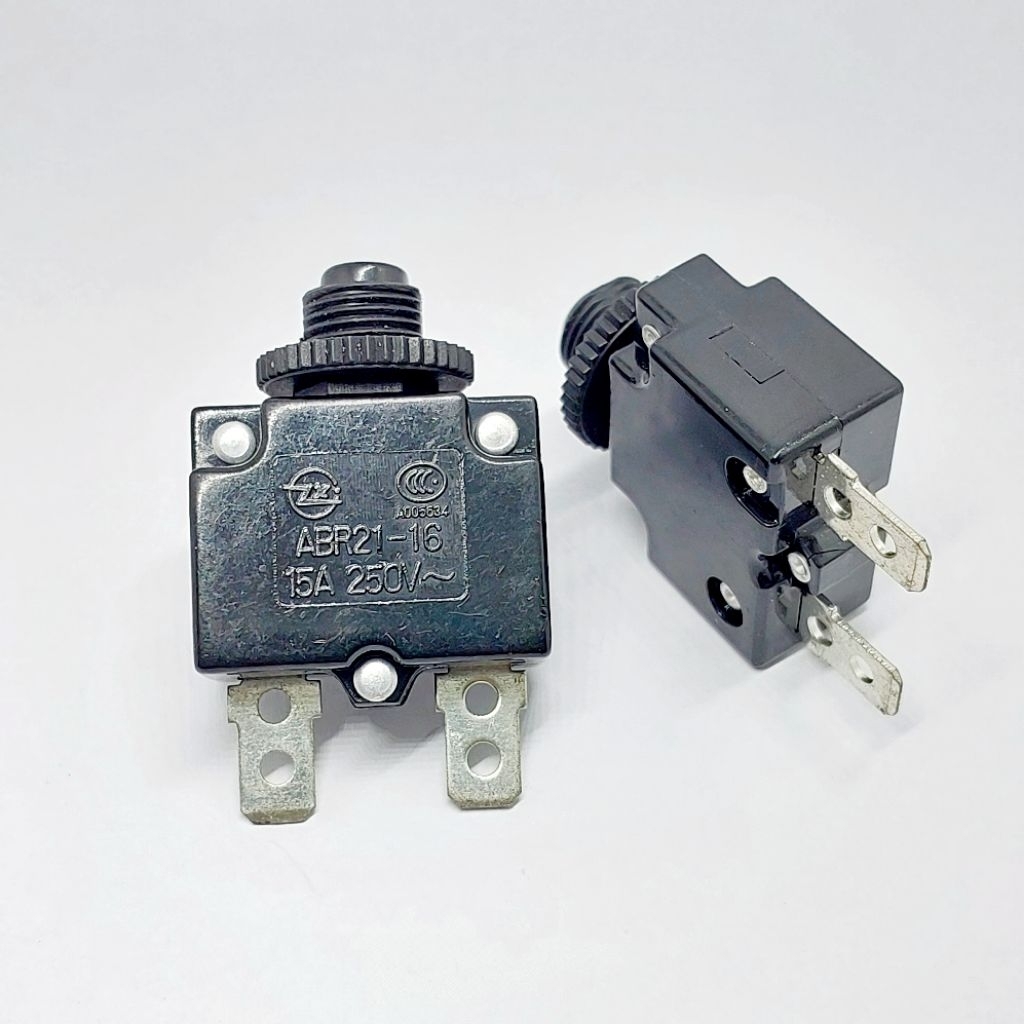 (1ตัว) Overload Switch 15A 250V เบรกเกอร์สวิตซ์, สวิตซ์โอเวอร์โหลด (พร้อมส่งในไทย)