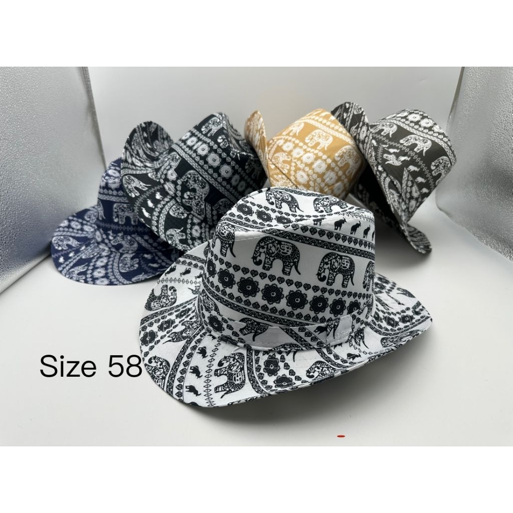 หมวกช้างทรงคาวบอยพร้อมส่ง