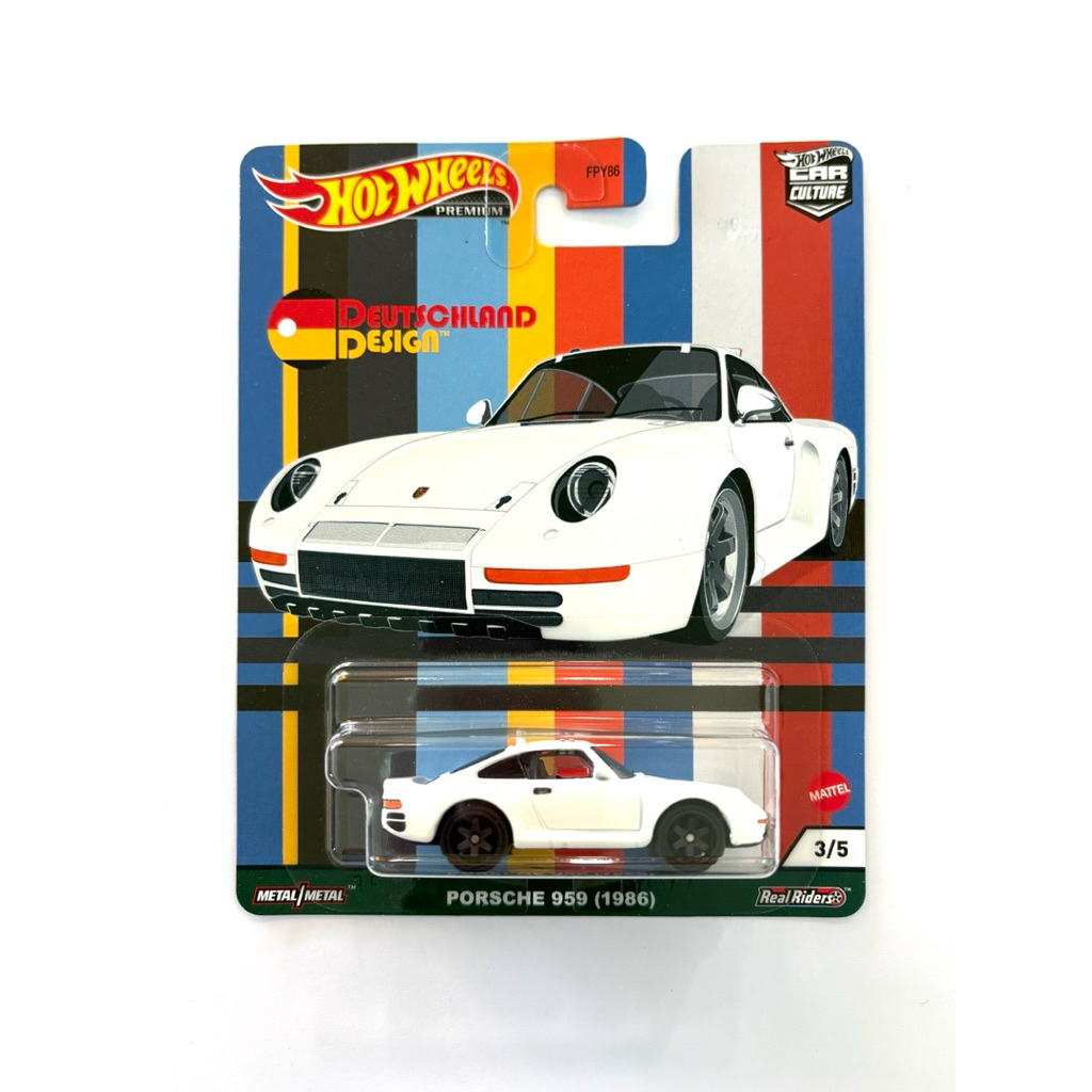 Hot Wheels | PORSCHE 959(1968) ~ DEUTSCHLAND DESIGN | 🛞เป็นล้อยาง แพคพรีเมี่ยม | 📦สินค้ามีพร้อมส่ง