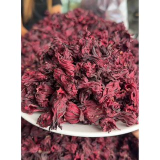 กระเจี๊ยบไทยแห้ง1โล สีสวยสดใหม่แดงแป๊ดเปรี้ยวจี๊ด ออร์แกนิก ปลอดสาร