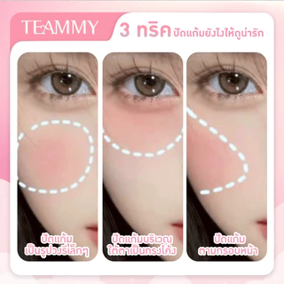 Teammy True Love Blusher [TB102] บลัชออน 4 ช่อง เนื้อสัมผัสนุ่ม เกลี่ยง่าย ติดทนนาน สีสวยเหมาะกับการแต่งหน้าหลายโทน