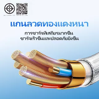 สายชาร์จเร็ว HOCO X56 สายไนล่อนถัก Type-C-iOS ยาว 1 เมตร ถ่ายโอนข้อมูลได้ สายถักแน่นหนา แข็งแรง ไม่ขาดง่าย