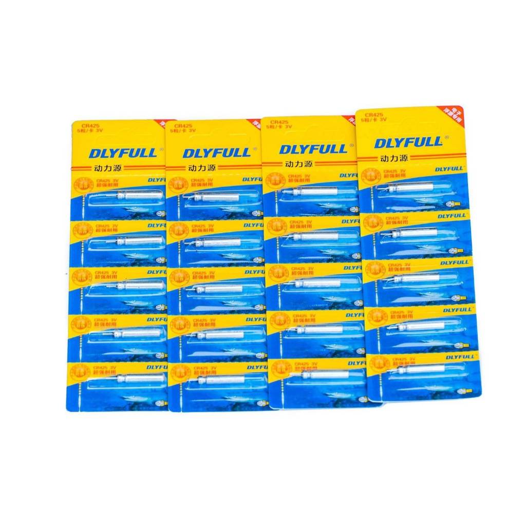 ของแท้!! อุปกรณ์เสริมถ่านทุ่นไฟ(แบบแผง) ถ่านทุ่นไฟ CR425 ขนาด 3 V. ราคาถูก ทุ่นไฟ