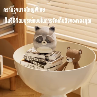 โต๊ะกาแฟ โต๊ะข้างเตียงที่เรียบง่าย โต๊ะข้าง รูปการ์ตูน ตุ๊กตา ฝาเปิดเก็บของได้ ชั้นตกแต่งห้องนั่งเล่น Side Table