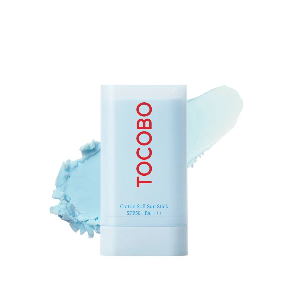 TOCOBO Sun Stick SPF50 PA++++ Cotton Soft, Cica Cooling
