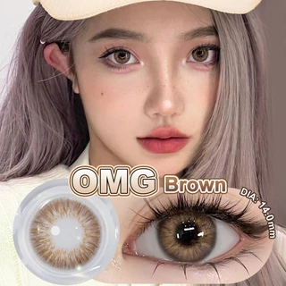 Magister & Realcon [ซื้อ 1 แถม 2] Magister คอนแทคเลนส์ Mini Brown 14mm อนแทคเลนส์สายตาสั้น คอนแทคเลนส์สี คอนแทคเลนส์แก้