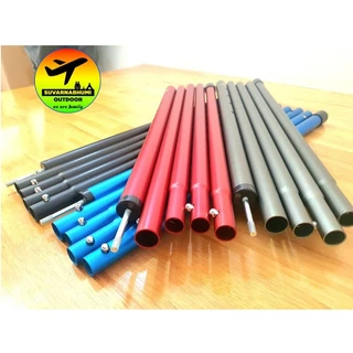 เสาK2 Extreme Pole เสาทาร์ปหรือฟรายชีท เสาระเบียงเต็นท์ รับประกันตลอดอายุการใช้งาน (1ชุดมี2ต้น)