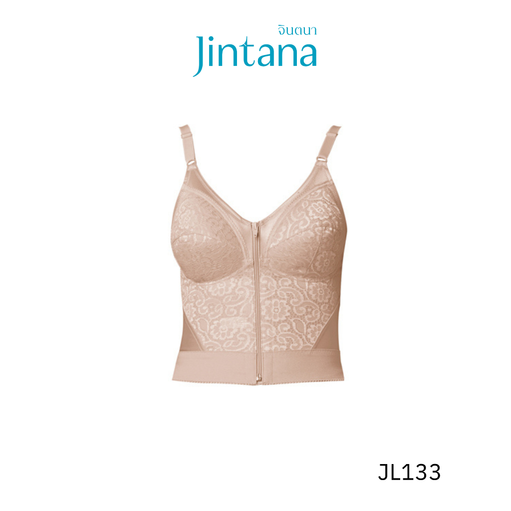 Jintana เสื้อชั้นในกระชับสัดส่วน รุ่น Basic รหัส JL133 สีเบจ เสื้อในเต็มตัว กระชับ เก็บเนื้อส่วนเกิน