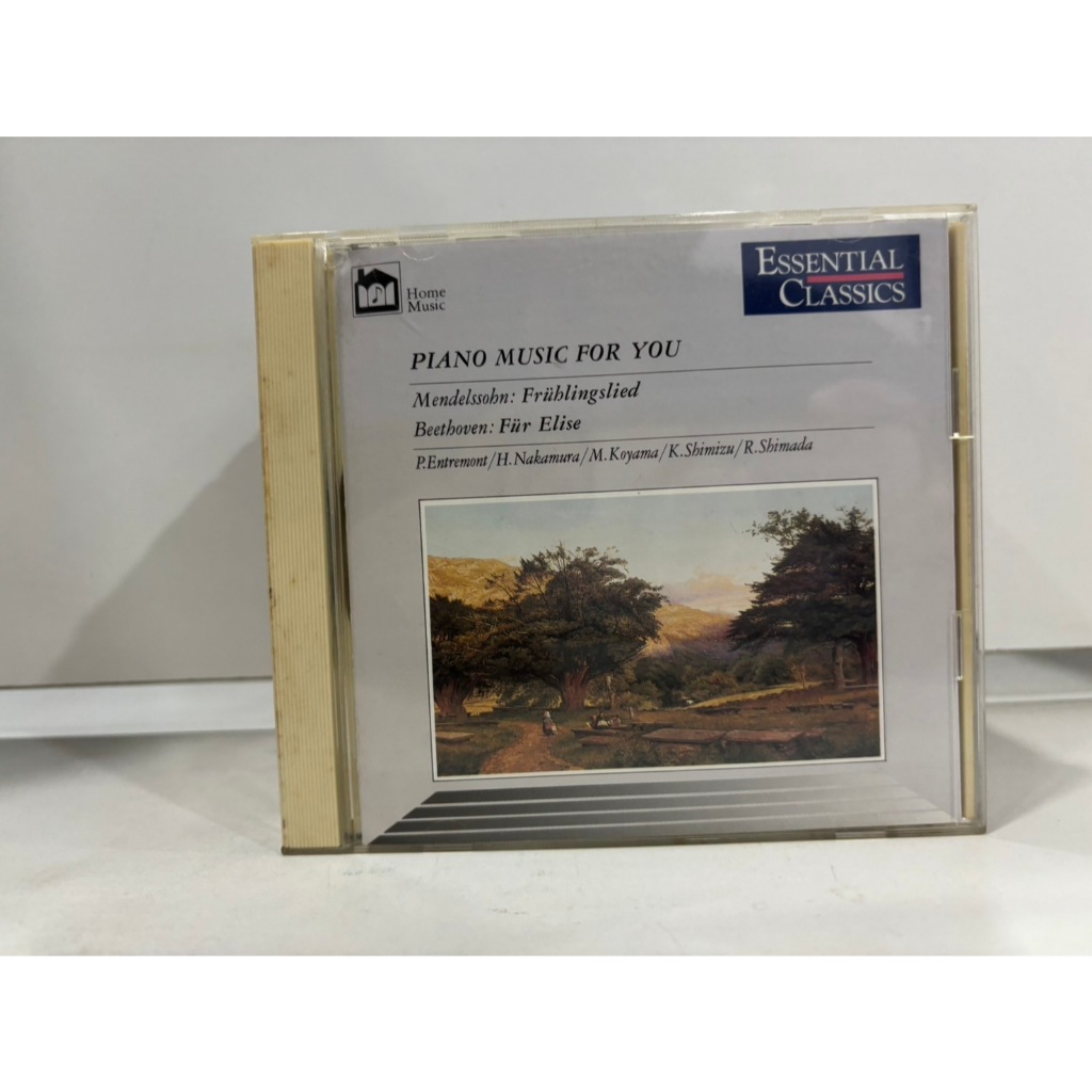 1 CD MUSIC  ซีดีเพลงสากล     PIANO MUSIC FOR YOU  FRÜHLINGSLIED/FÜR ELISE    (D8G22)