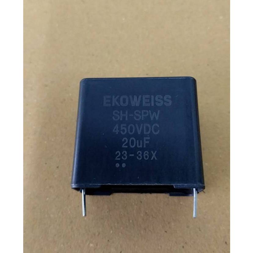 901005 คอนเดนเซอร์ C 20UF 450 VDC ได้กิ้น