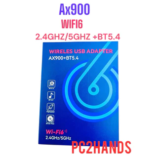 MINI AX900 USB WiFi6+บลูทูธ5.4 อะแดปเตอร์ 2in1 Dongle Dual Band2.4Gและ5GHz ตัวรับสัญญาณไร้สาย DRIVERฟรีสําหรับWIN10/11