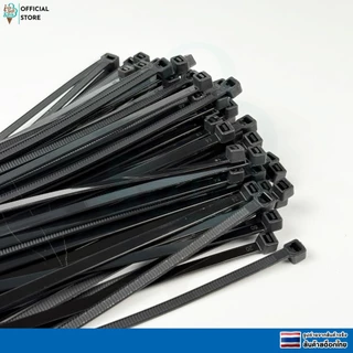 สายรัดไนล่อน เคเบิ้ลไทร์ Nylon Plastic อย่างหนา 100 ชิ้น/แพ็ค