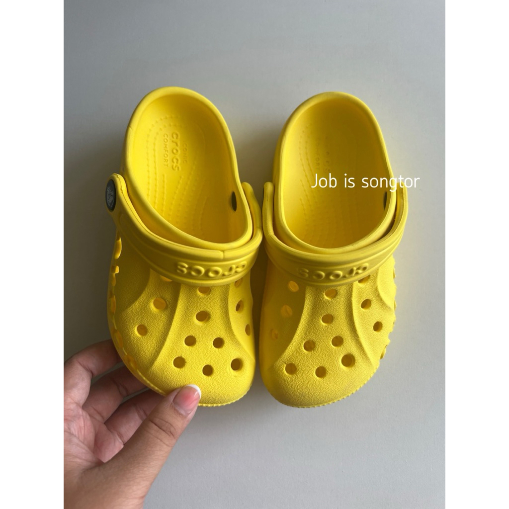 (C037) รองเท้าCrocsเด็กมือสองของแท้ รองเท้าแบรนด์เด็กมือสองของแท้(ส่งฟรี)รองเท้าcrocsมือสองของแท้