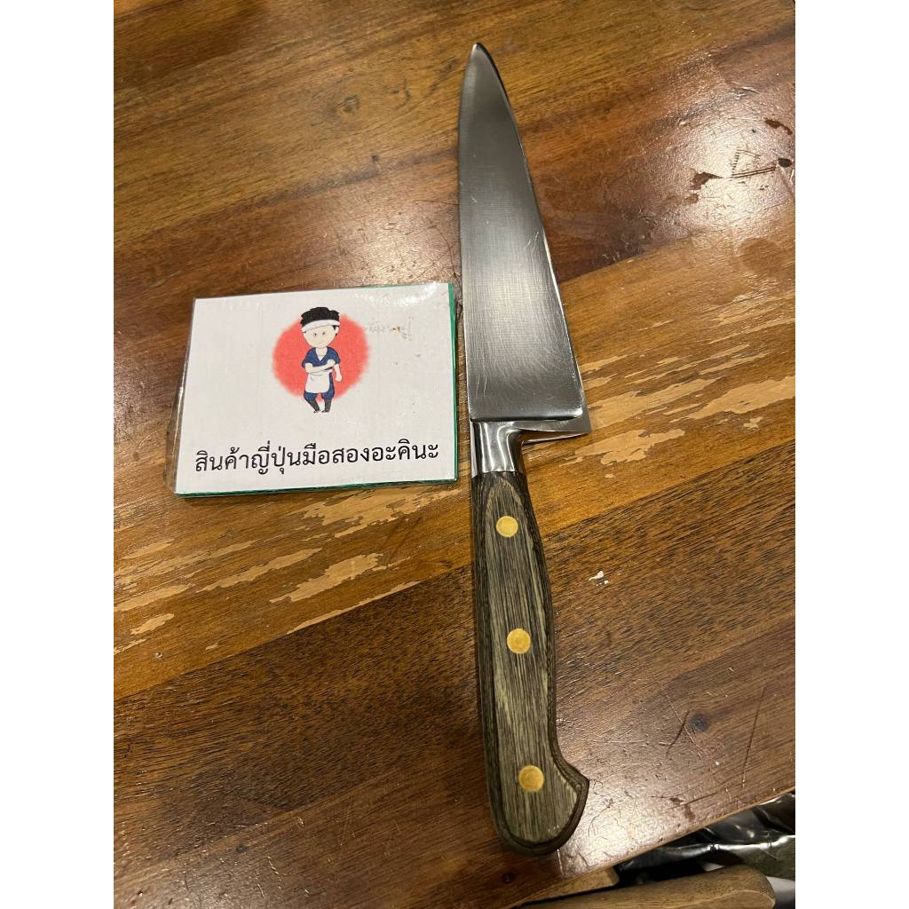 มีดญุี่ปุ่น Gyuto สแตนเลสวานาเดียมยาว 32 ซม.