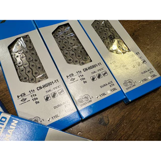 (ของแท้บริษัท) โซ่จักรยาน SHIMANO DURA-ACE / XTR 11speed CN-HG901-11 116 links พร้อมข้อต่อปลดเร็ว