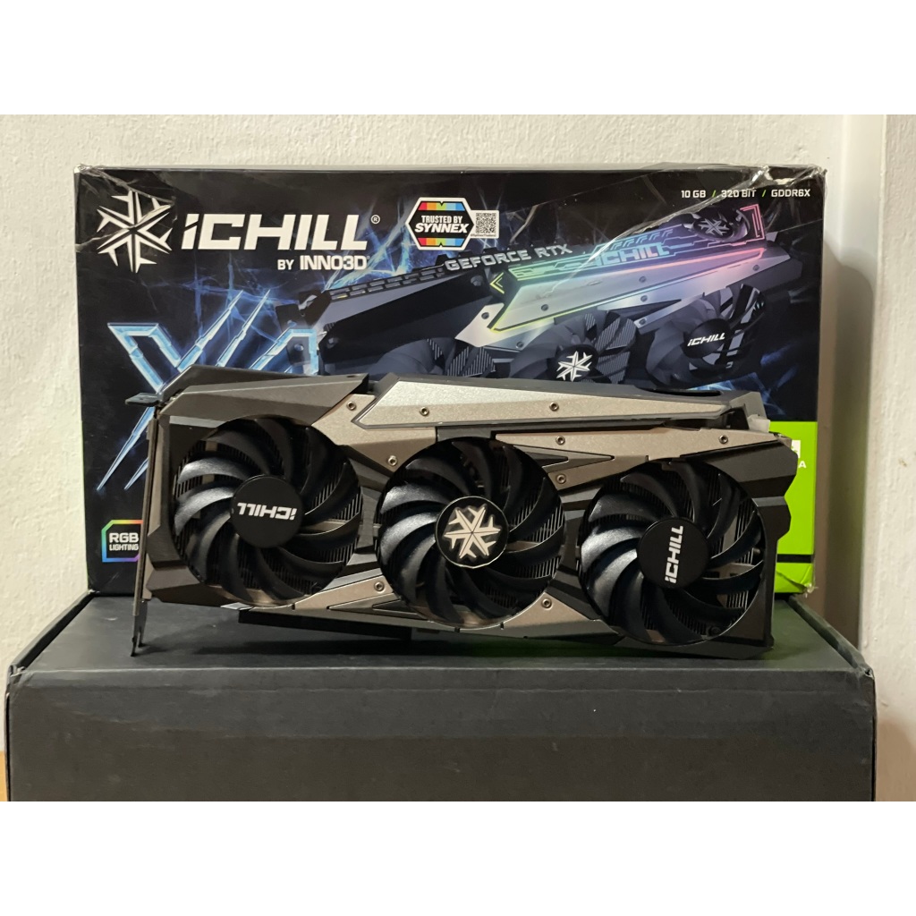 การ์ดจอมือสอง INNO3D GEFORCE RTX 3080 ICHILL X4 LHR