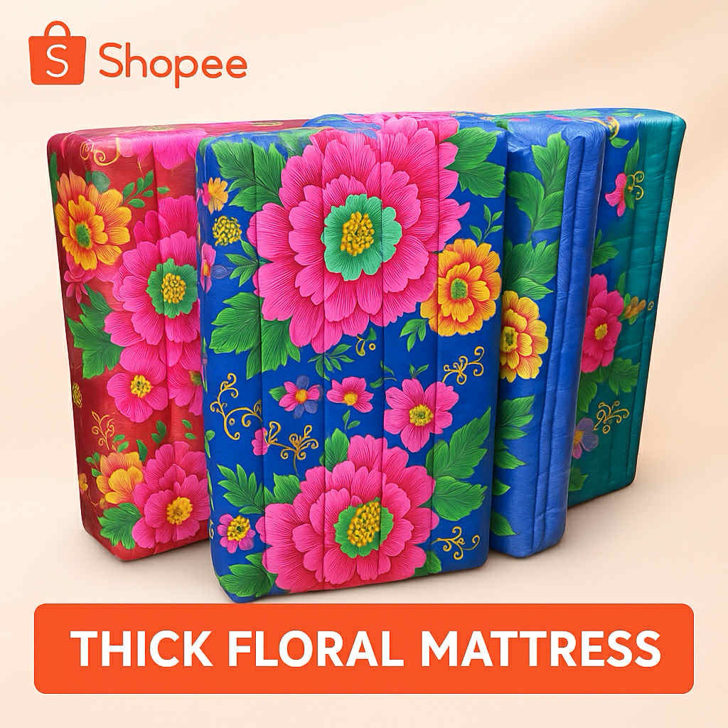 ที่นอน ที่นอนนุ่น 3 พับ มี2ขนาด 90ซม.X 170ซม. และ 90ซมX200ซม. หนา 3 นิ้ว(3ฟุต)