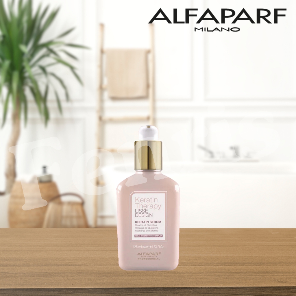 ALFAPARF LISSE DESIGN KERATIN 125 ML.เซรั่ม เคราติน ให้ผมเรียบตรง ลดชี้ฟู