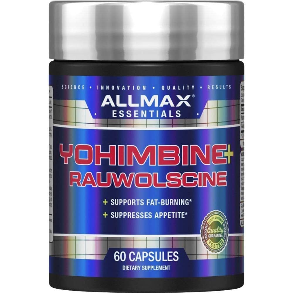 Allmax Yohimbine+Rauwolscine (60เม็ด) รูปแบบแคปซูล แพ็คเกจใหม่ล่าสุด