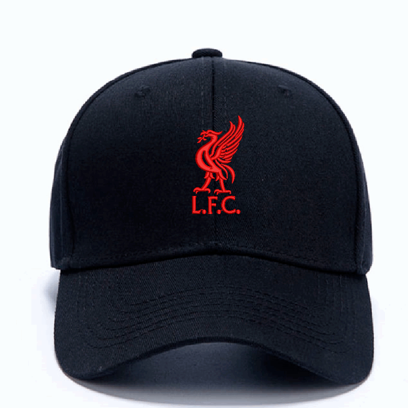 พรีเมียร์ลีก ลิเวอร์พูล F.C. หมวกเบสบอล หมวกบังแดด ทันสมัย ลิ้นเป็ด อินเทรนด์ ระบายอากาศ และปรับได้