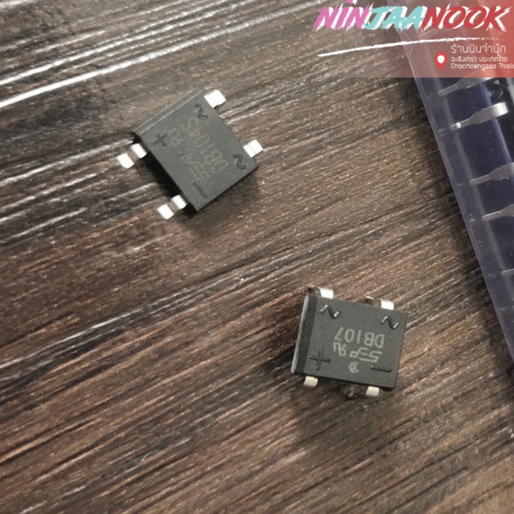 1PCS DB107 DB207 DB104S DB107S DB154S DB207S DB307S ไดโอดบริดจ์  DB104 400v 1A Diode Bridge Rectifie