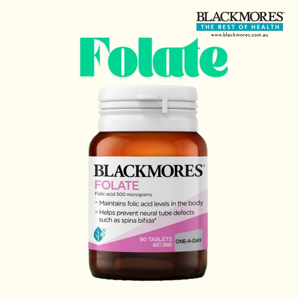 Blackmores Folate 90 tabletsโฟลิก ออสเตรเลีย