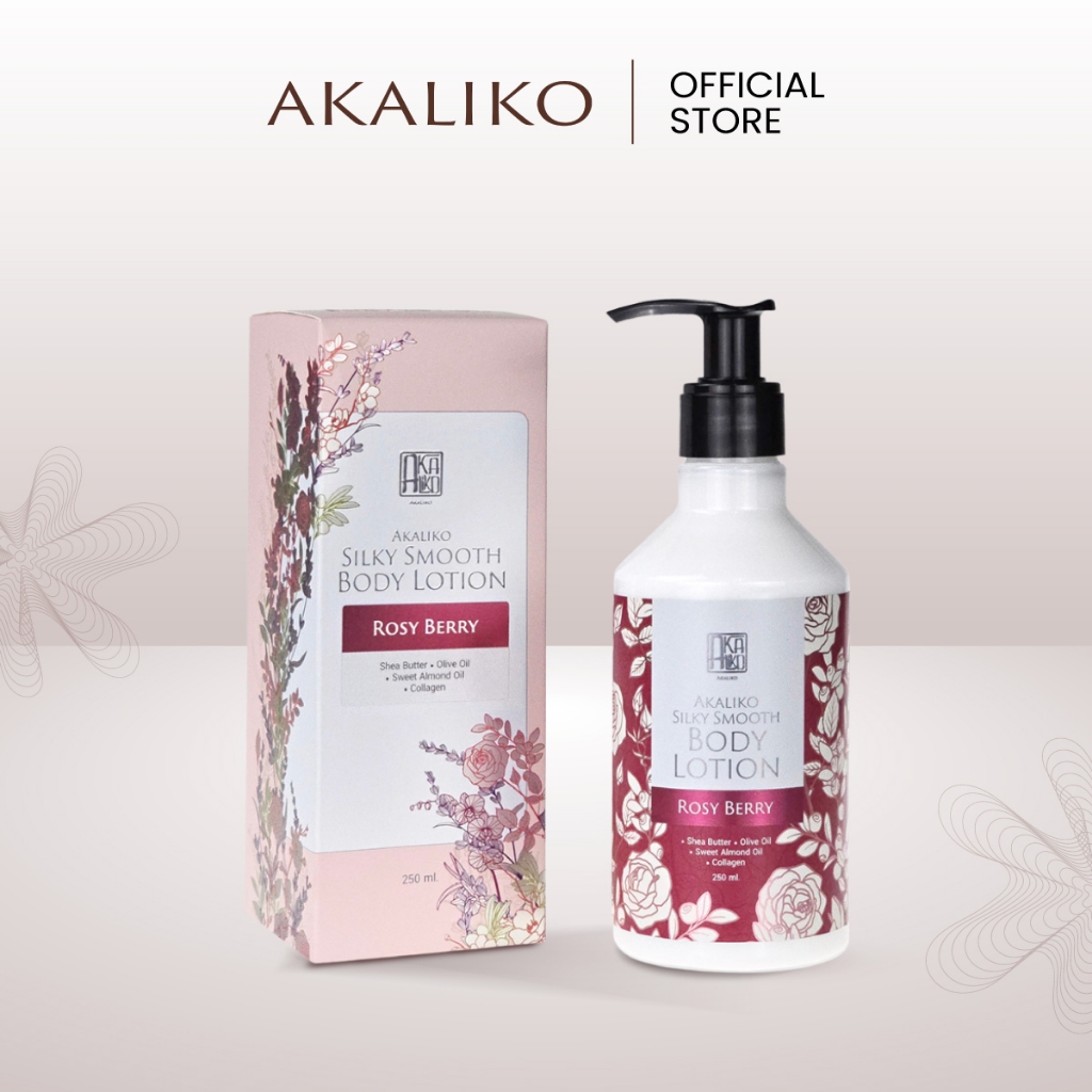AKALIKO Silky Body Lotion 250 ml อะกาลิโก โลชั่นทาผิว โลชั่นบำรุงผิว ผลิตภัณฑ์บำรุงผิวกาย ให้ผิวชุ่มชื้น