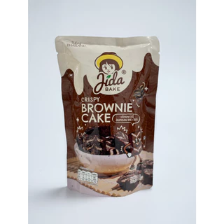 [ยกลัง 6 ซอง] JIDA Crispy Brownie Cake เค้กบราวนี่อบกรอบ ขนาด 30 กรัม ตรา จิดา