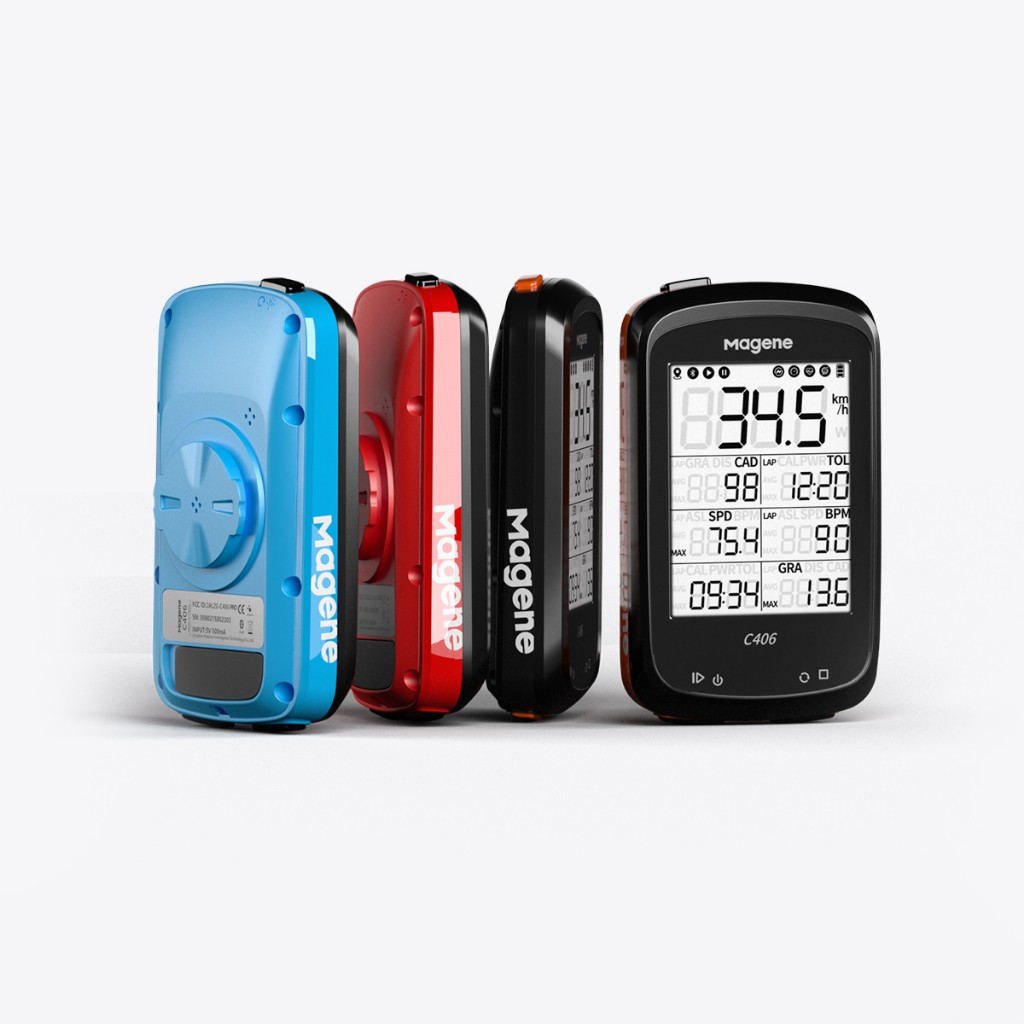 ไมล์จักรยาน Magene รุ่น C406 GPS Bike Computer สีดำ