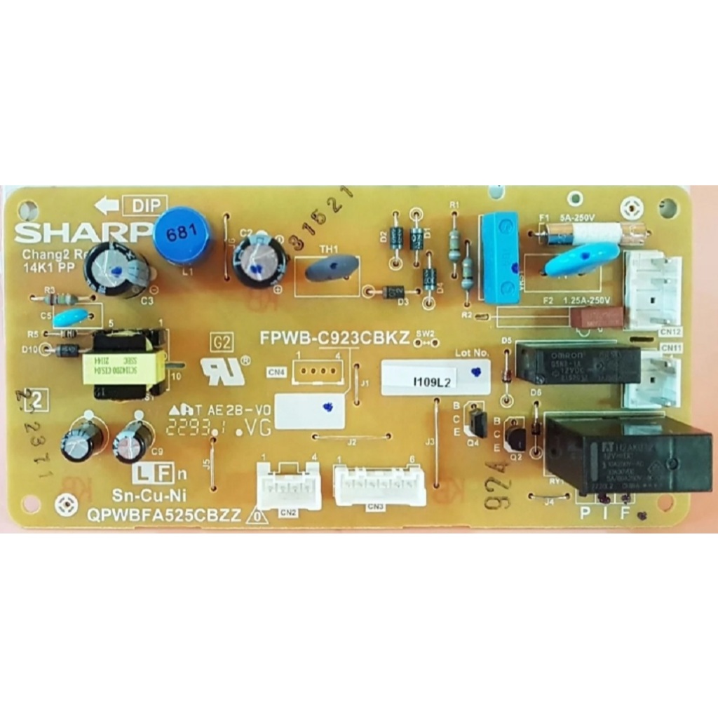 บอร์ดตู้เย็นชาร์ป-SHARP-ชาร์ป-FPWB-C923CBKZ & FPWB-C739CBKZ ใช้กับรุ่น SJ-C19E, SJ-E15, SJ-C15E, Sj-CP190E-CH