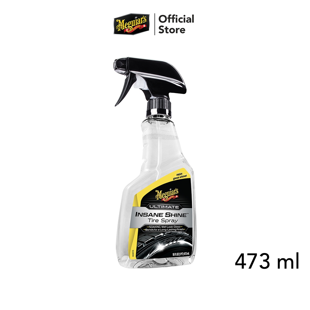 สเปรย์เคลือบเงายางแบบเงามาก Meguiar's Ultimate Insane Shine Tire Spray (G250816) ขนาด 473 มล.