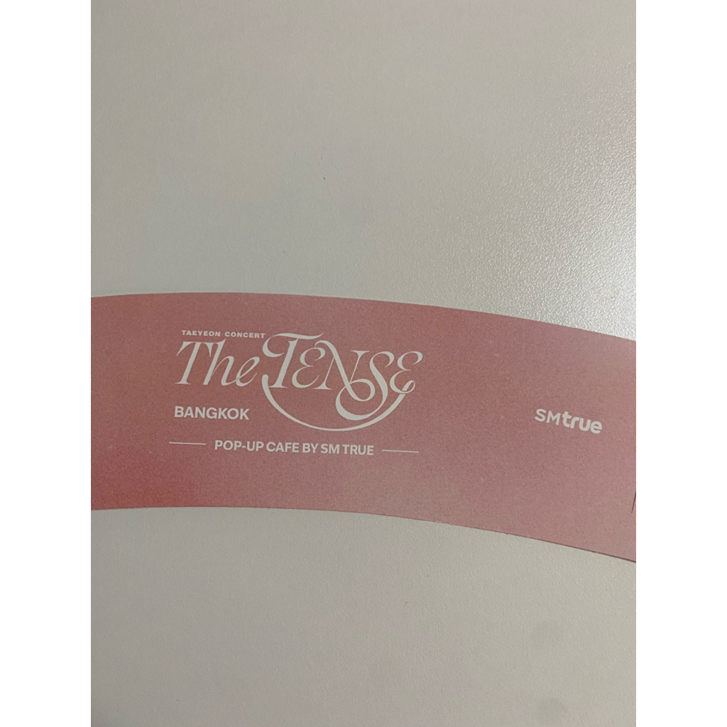 Taeyeon the tense concert - cup sleeve ที่สวมแก้ว สำหรับสะสม